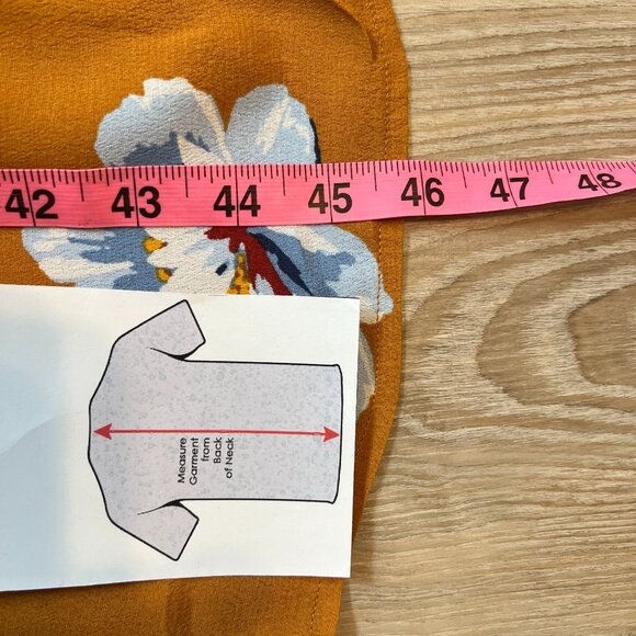 🦋☀️ Golden Hour Florals: Old Navy Tiered Empire Dress (size small) ☀️🦋 - Picture 11 of 14